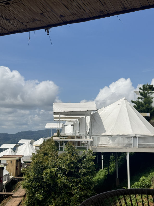 係清邁其中一件想做嘅事，住係山中嘅帳篷🏕️