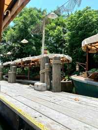 The fun Jungle River Cruise in HK Disneyland