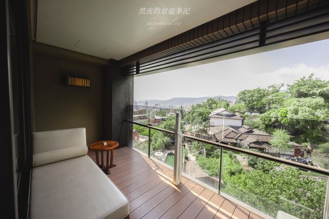 被群山環繞的北投溫泉飯店