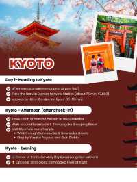 🌸 Kyoto 3 Days 2 Nights