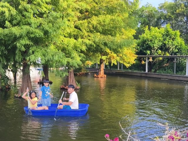 宜蘭陰雨世外桃源賞景🎋勝洋水草休閒園區
