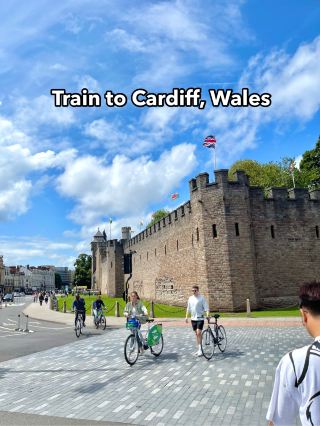 One day in Cardiff, Wales