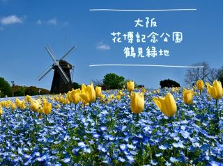 【大阪】有風車的丘陵花博紀念公園 鶴見綠地
