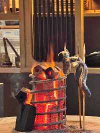  Robatayaki ร้านนี้มีทีเด็ด! “ย่างฟาง” หอมละมุน ฟีลดีมาก
