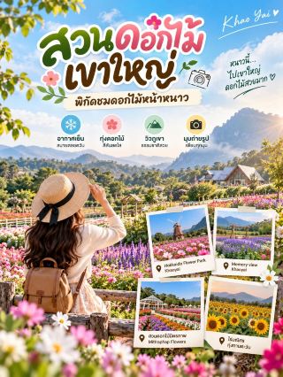 🌸 Khao Yai Flower Garden: A great place to see flowers in winter 🌸