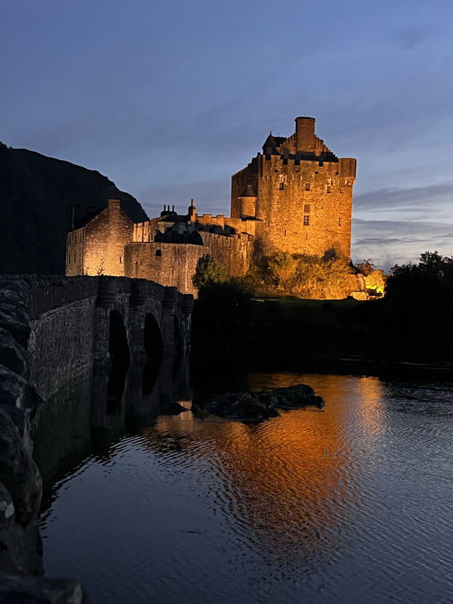 Mystical Views: A Castle Before & After the Evening Fog