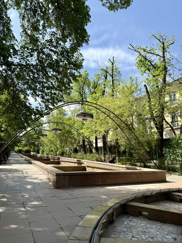 Spring Stroll at Apta Park, Almaty