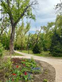 Spring in Almaty: Chilling at Park on Astana Square