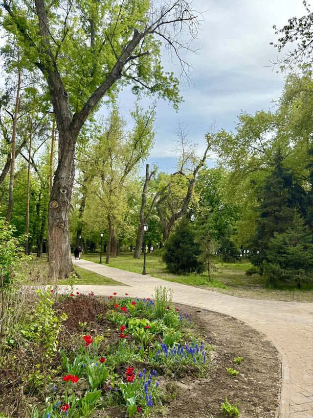 Spring in Almaty: Chilling at Park on Astana Square