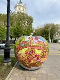 Street Art Walks in Springtime Almaty