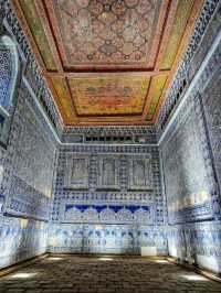 🏛️ Silk Walls and Royal Echoes – Toshhovli Palace, Khiva, Uzbekistan
