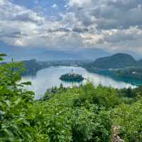 I Came for the Cake, Stayed for the View – Lake Bled