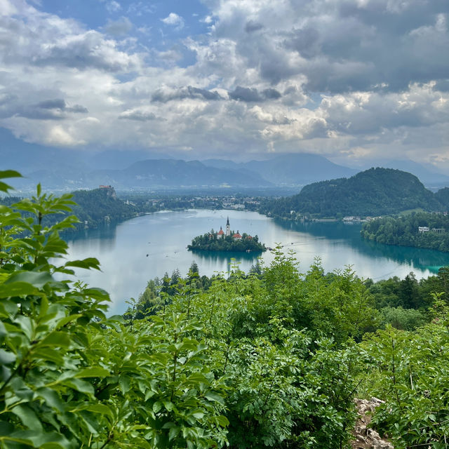 I Came for the Cake, Stayed for the View – Lake Bled