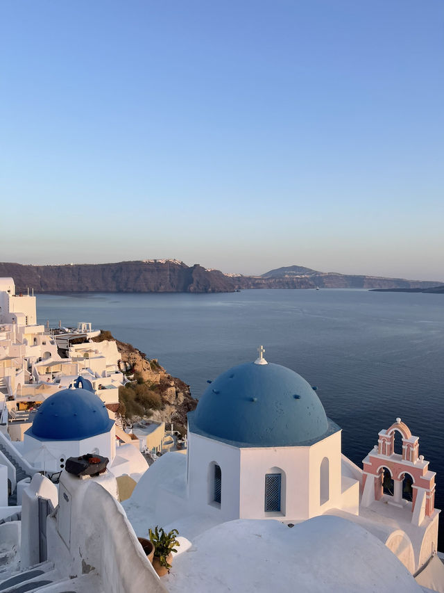 Santorini's Sunset Magic