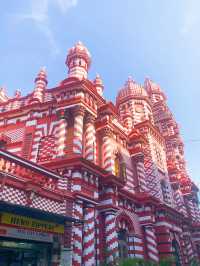 Pluck 🌿 the pink mosque 🕌 in Colombo.
