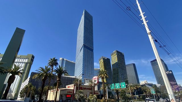 Walk along the Las Vegas Boulevard.