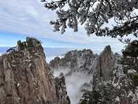 張萬森，黃山下雪了，快來看