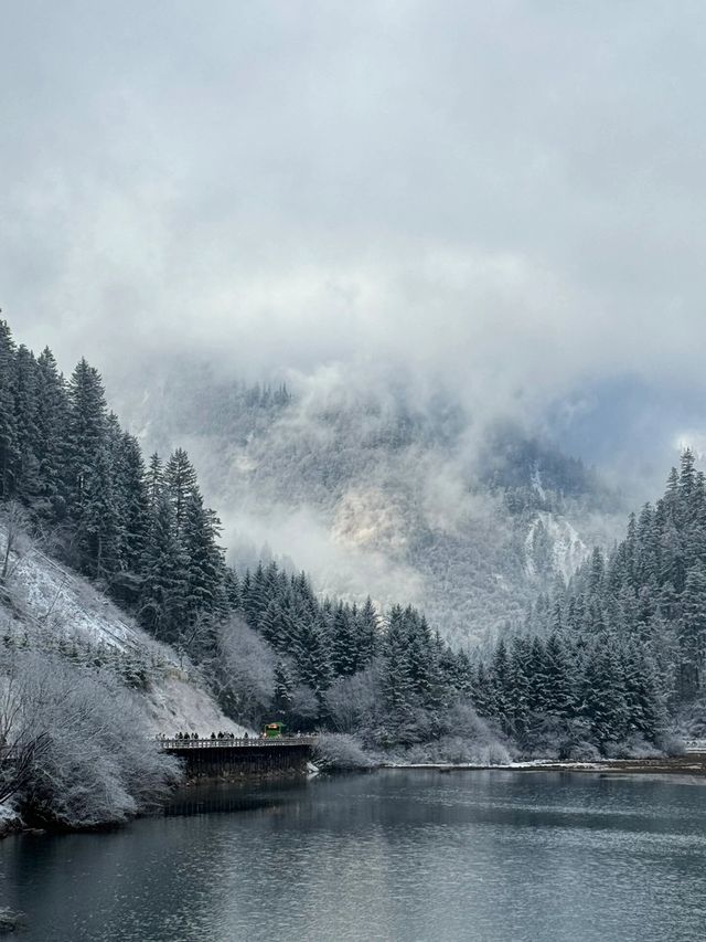 四川九寨溝｜誰懂？下雪的九寨溝是長成這樣的