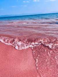 真的沒有出國，只是到了國內唯一的粉紅沙灘