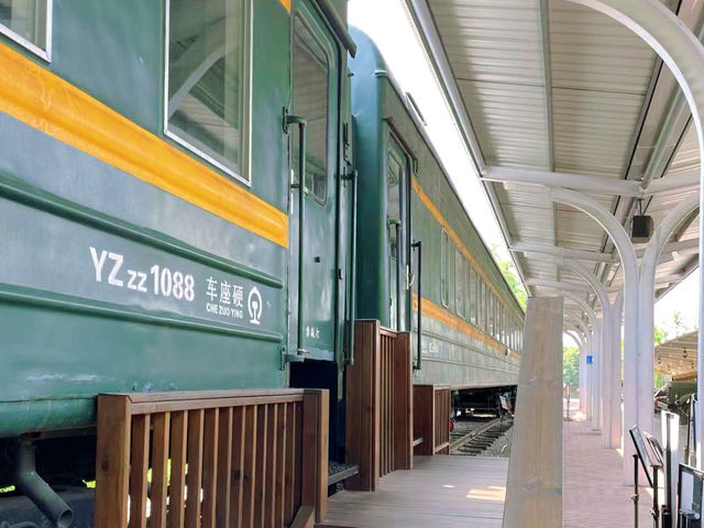 以火車為主題的植物園，新奇有趣