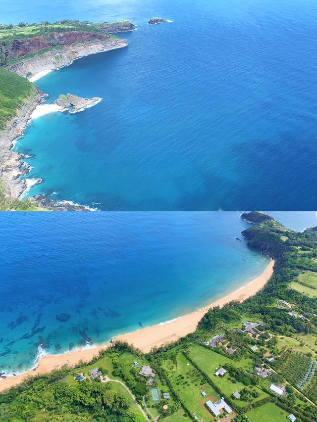 考艾島的山和海真令人流連忘返。