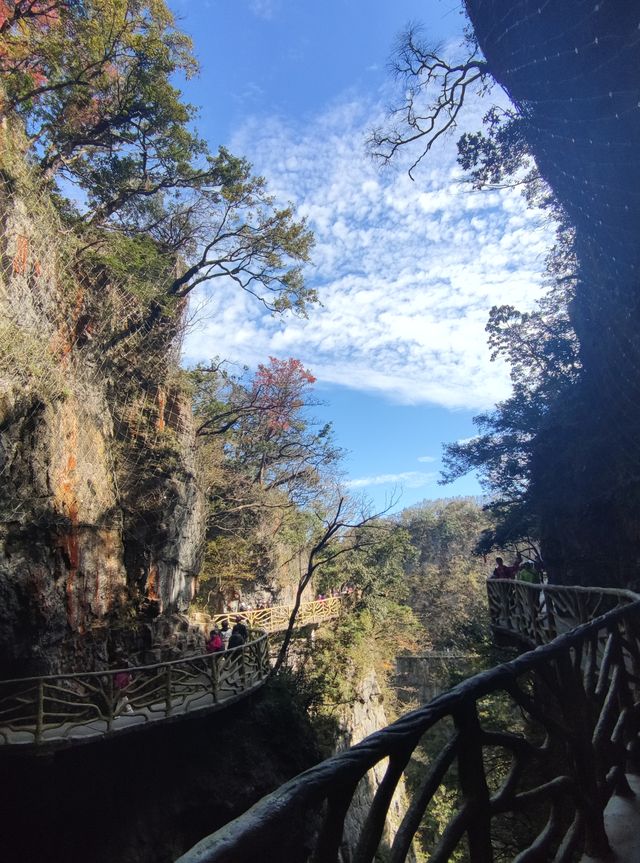 張家界天門山鬼谷棧道。