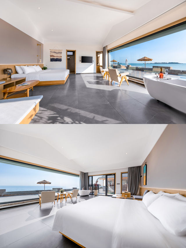 錯峰出行日照，沒想到住到超值海景日出房！。
