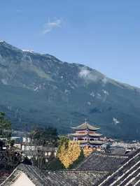 在房間就可以看到蒼山的民宿！