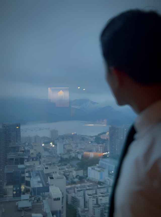 前年海葵來深圳的時候，我在鹽田凱悅