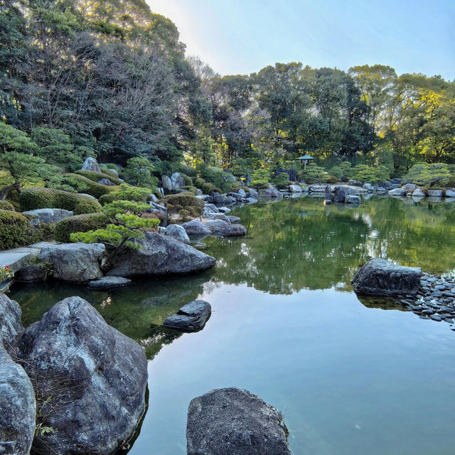 🌸闖入福岡大濠公園·日本庭園，邂逅和風雅韻