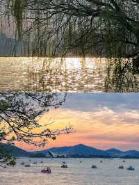 徐州雲龍湖晚霞看了，果然厲害