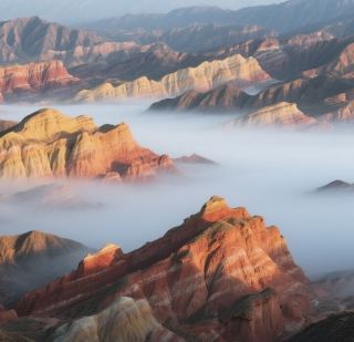 Lanzhou Ink Danxia | Fall into Nature's Breathtaking Oil Painting World