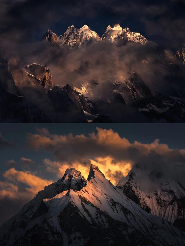 光落在喀喇崑崙雪山裡 光落在喀喇崑崙雪山裡