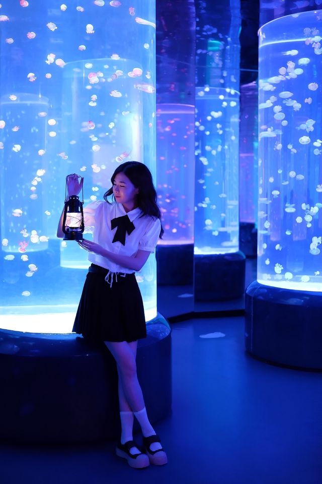 逃離武漢嘅酷熱，俾海洋館嘅浪漫狠狠治癒🫧