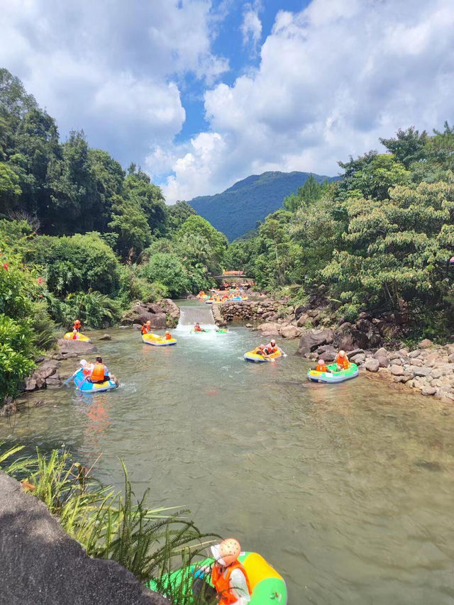 夏天的正確打開方式！清遠古龍峽漂流開漂啦～打水戰嗨到失聲🚣♀️