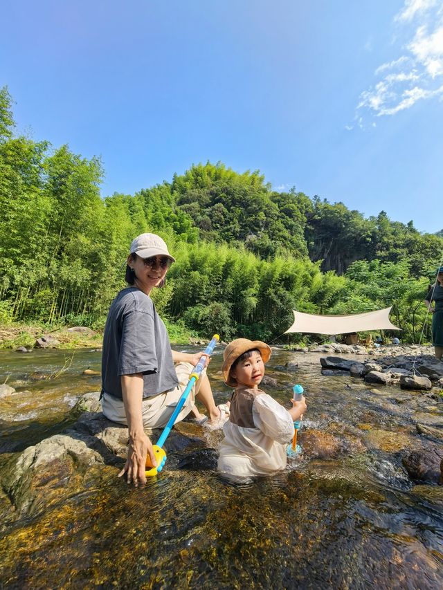 溯溪露營｜帶小朋友躲進莫干山25度的夏日竹海