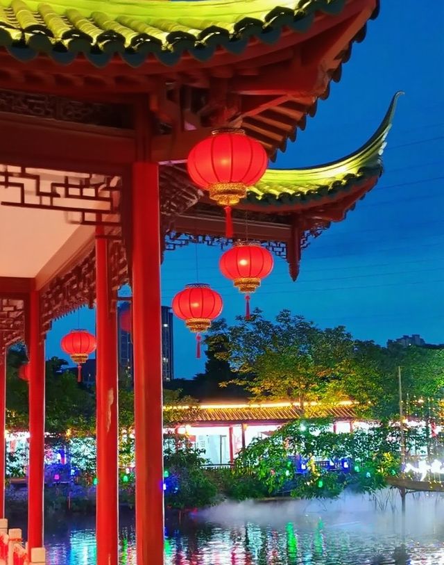夜遊江南水鄉！株洲「小周莊」親子遊全攻略 古風夜遊太驚艷