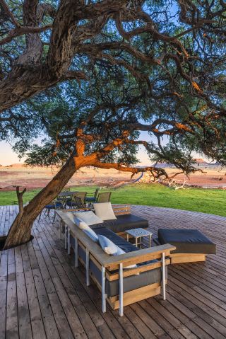 20,000 per night, lying down in Africa watching the animal migration