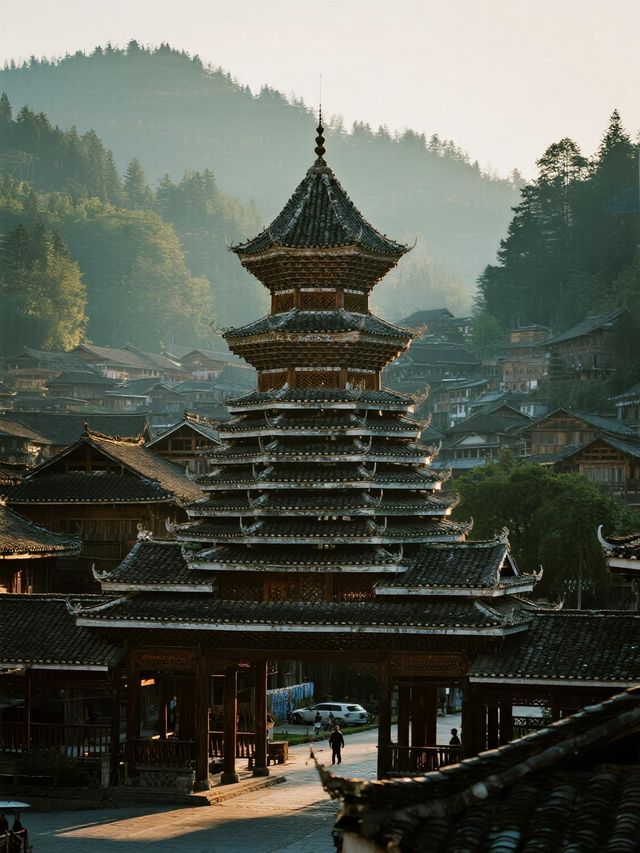 黎平肇興侗寨親子遊！帶小朋友住吊腳樓，體驗 3 種非遺超有趣