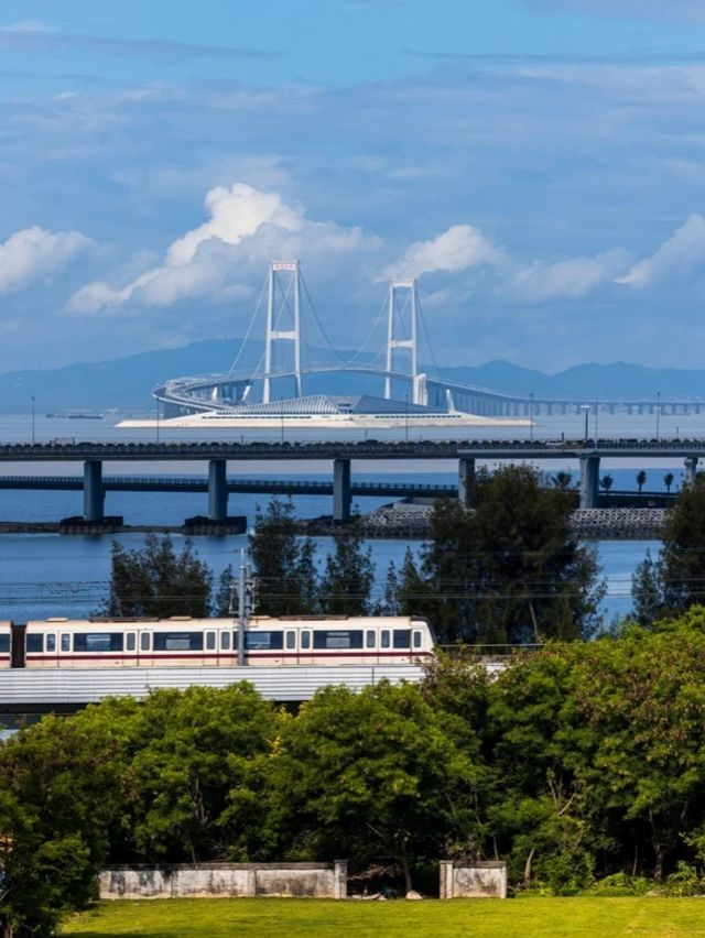 登島啦！深中通道西人工島10月25日，海上大國工程等你來打卡