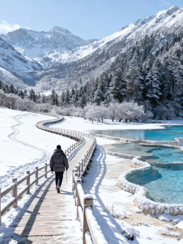 Help! Huanglongxia in December is as beautiful as an ice and snow fairy tale, with fewer people and stunning scenery, no need to squeeze in