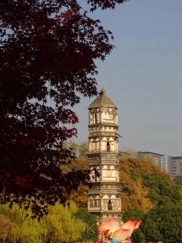 義烏開臣K酒店丨賞繡湖限定紅葉銀杏