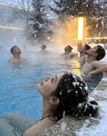 소수 취향+빙설+불꽃놀이+목욕