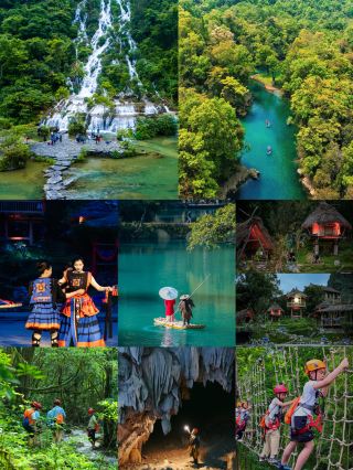 3 Days 2 Nights in Libo: Waterfalls + Ancient Villages + Adventure All in One Click
