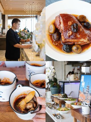 Today's delicious meal was provided by the Kempinski Hotel Jinan.