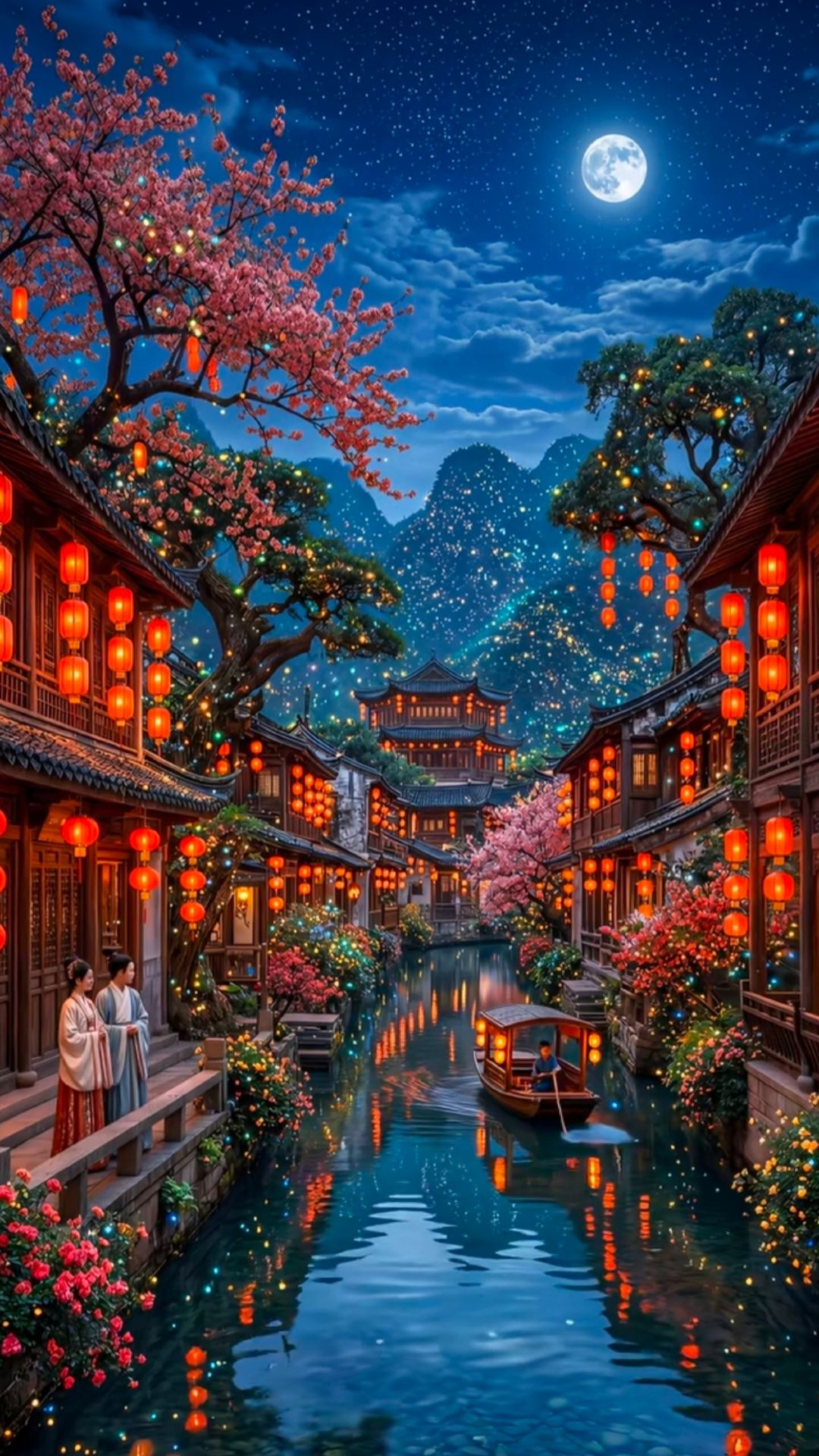 不用遠赴湘西！珠三角藏着嶺南水鄉古村，夜景不輸鳳凰古城