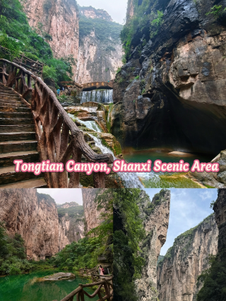 Hidden green secret of the Taihang Mountains! Unlock a 20℃ healing summer at Tongtian Gorge, Shanxi