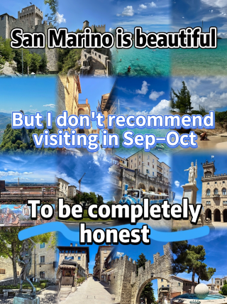 San Marino is beautiful, but I don't recommend visiting in September or October. Here's the honest truth!!!