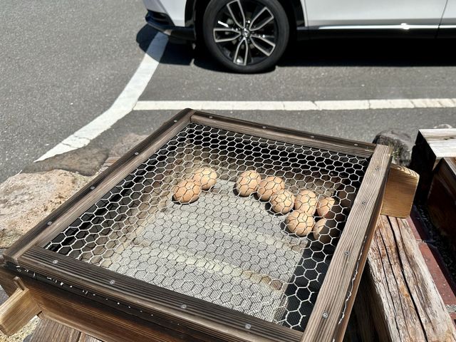 マグマのチカラを味わう売店