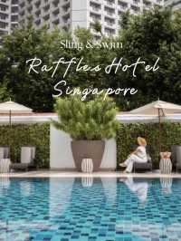 Sling & Swim at Raffles Hotel Singapore